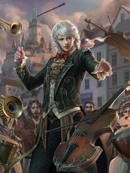 Эльф бард днд арт