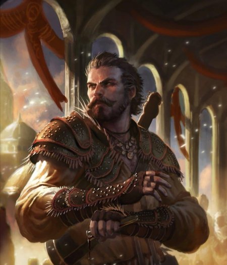 Фэнтези средневековье воин северянин арт