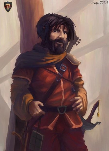 Полурослик бард арт