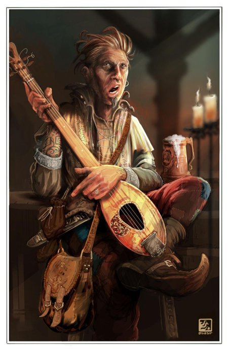 Бард лютик ведьмак