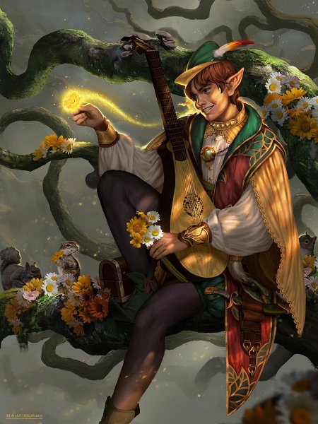 Эльф бард днд