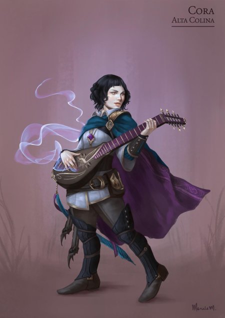 Полурослик бард днд