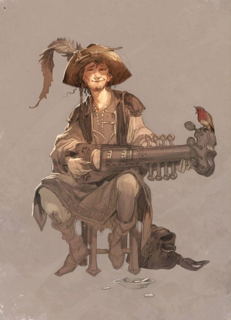 Средневековый бард