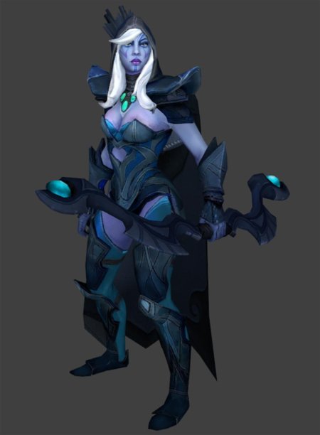 Drow ranger dota 2 модель