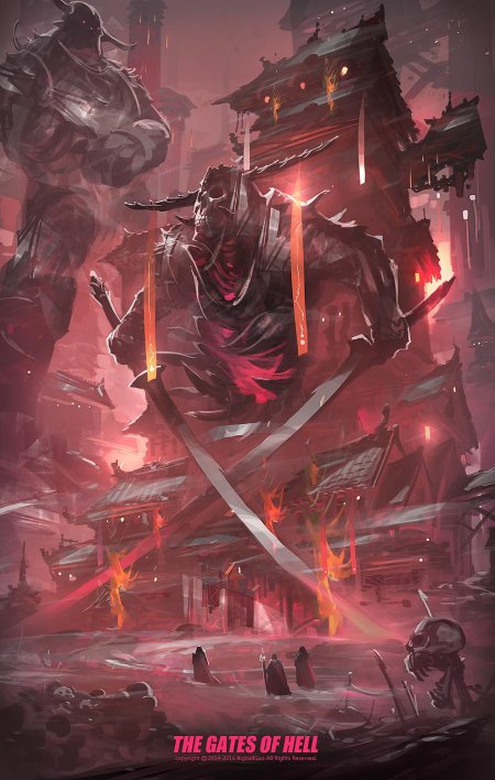 Врата ада арты