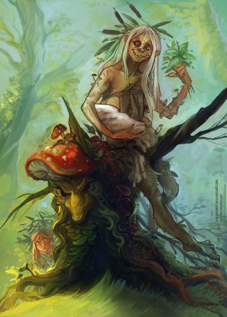 Кикимора болотная мифология