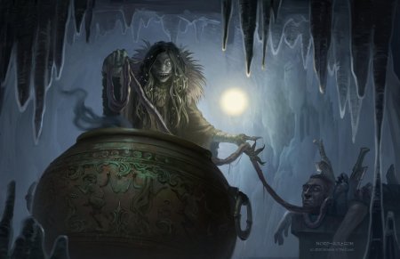 Ведьма фэнтези арт