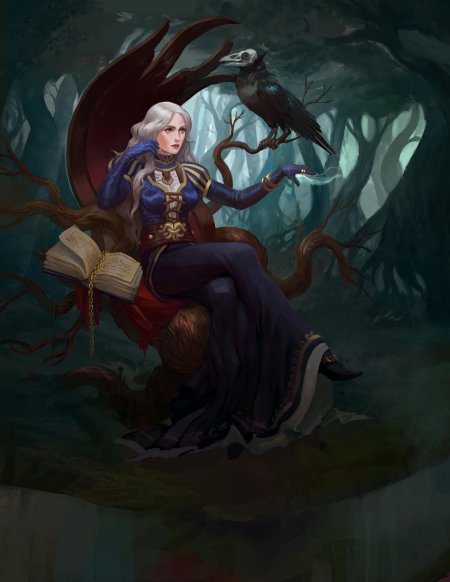 Ведьма арт фэнтези