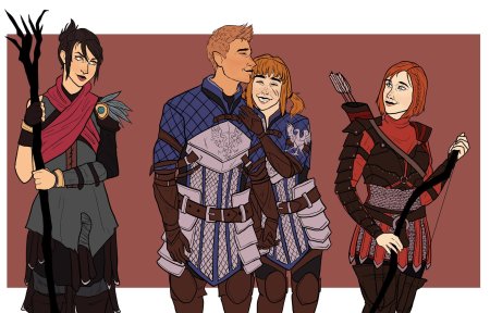 Dragon age серый страж и лилиана