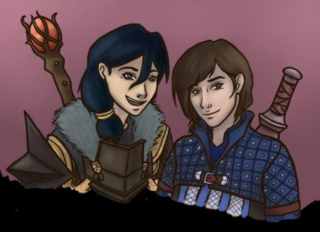 Dragon age серый страж арт