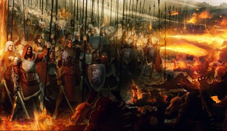 Dragon age битва арт