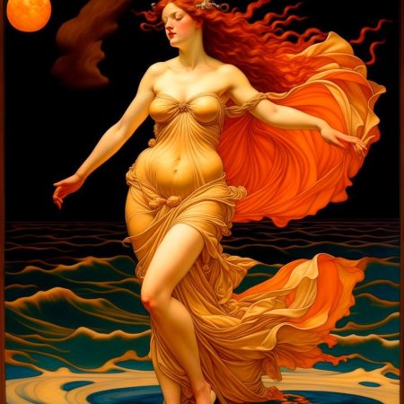 Афродита выходящая из пены морской картина