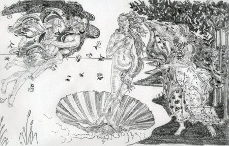 Боттичелли рождение венеры