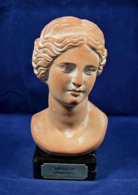 Гипсовая голова афродита