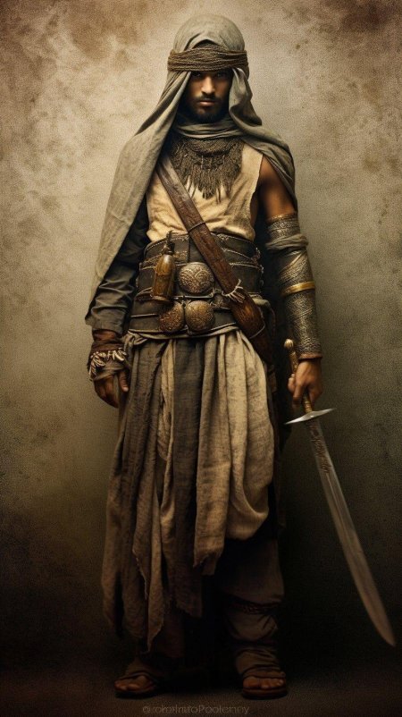 Арабский воин арт