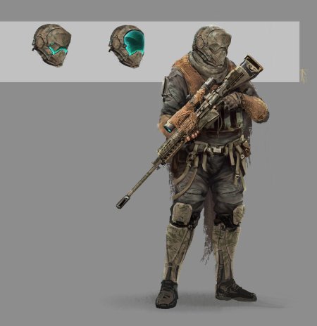 Киберпанк солджерс снайпер