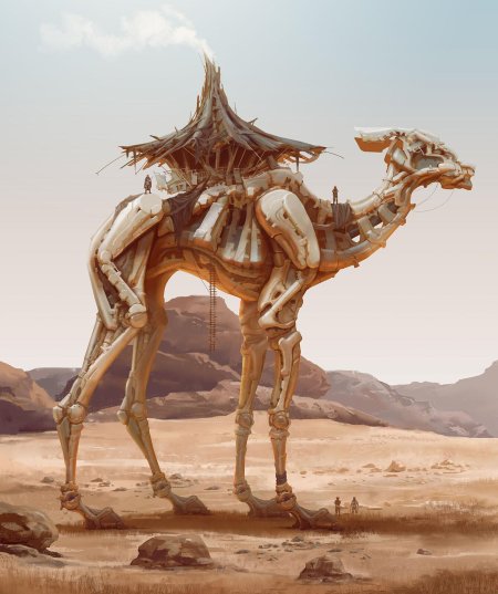 Верблюд в пустыне