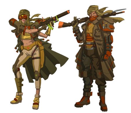 Персонажи киберпанк