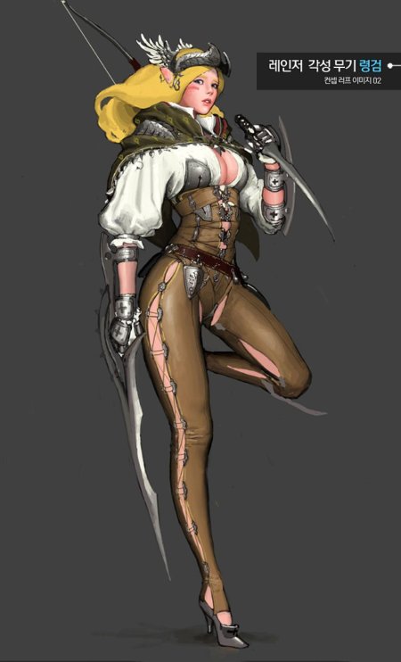 Блэк десерт лучница