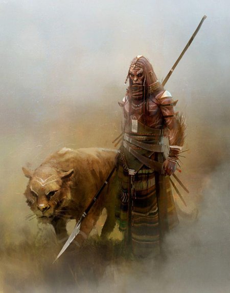 Африканские воины фэнтези