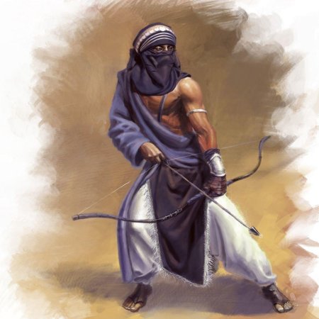 Арабский воин арт