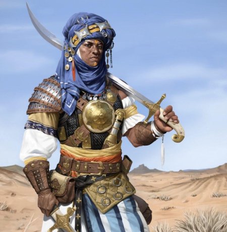 Арабский воин сарацин
