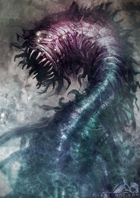 Монстр слизняк лавкрафта