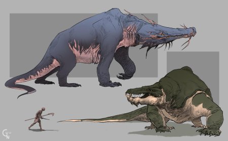 Монстры концепт арт