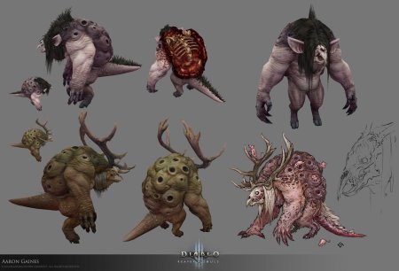 Персонажи монстры