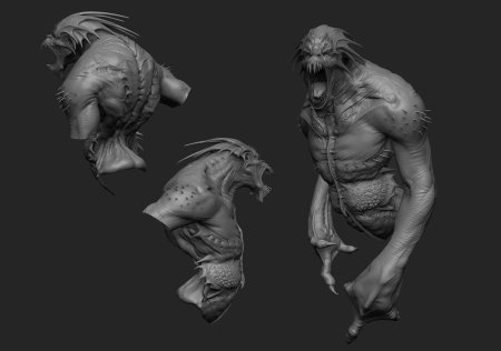 Монстры в zbrush