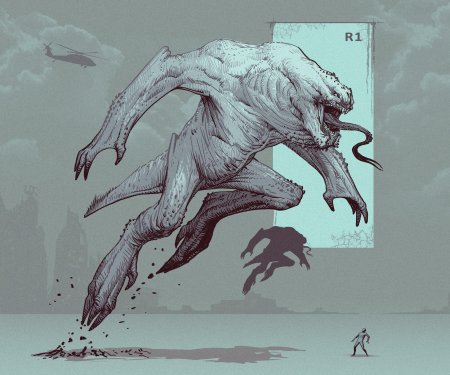 Монстры концепт арт