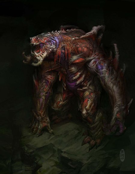 Монстры концепт арт