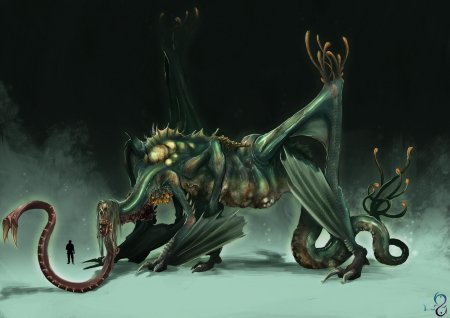 Морской демон левиафан