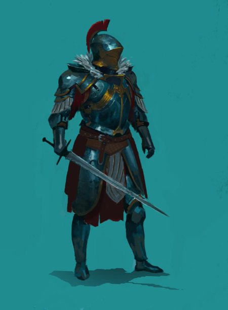 Пехотинец арт средневековье