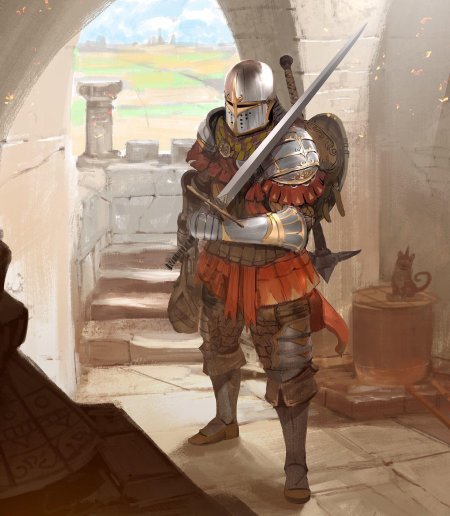 Паладин арт средневековье