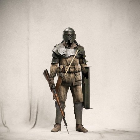 Дизельпанк имперский солдат