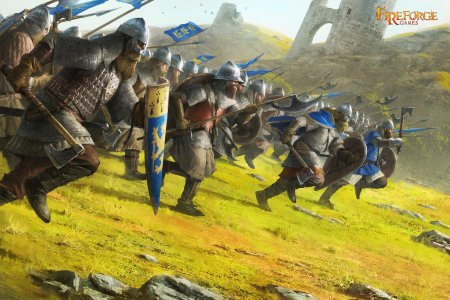 Средневековая битва арт