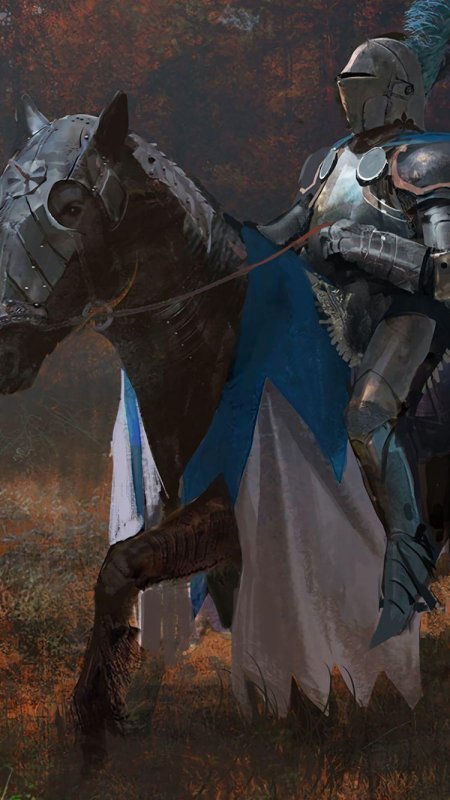 Средневековый рыцарь арт