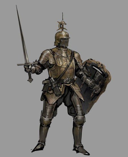 Доспехи рыцарей