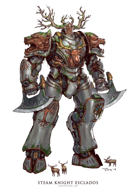 Стимпанк рыцарь