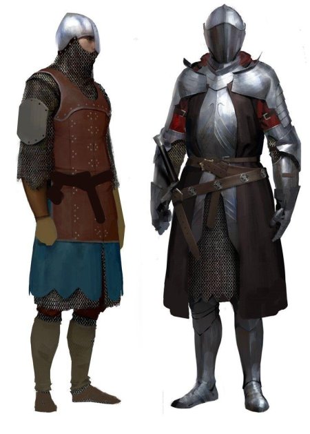 Доспех средневековый концепт