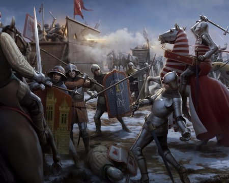 Сражение рыцарей