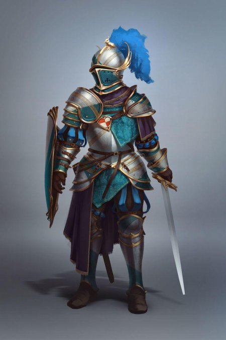 Рыцарь артстатион фэнтези