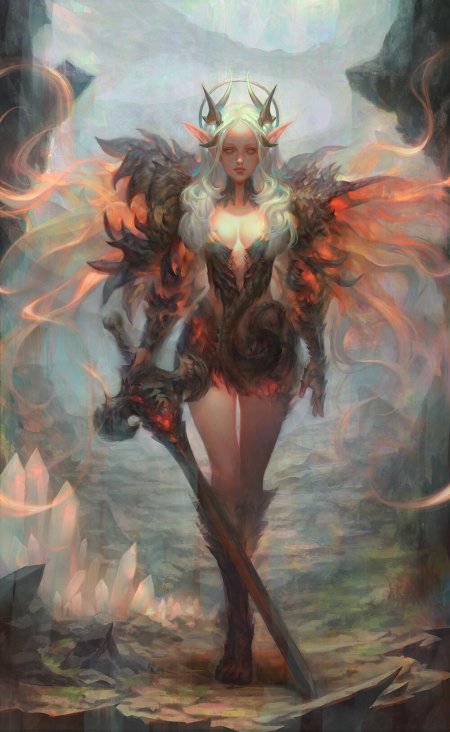 Девушка из фэнтези