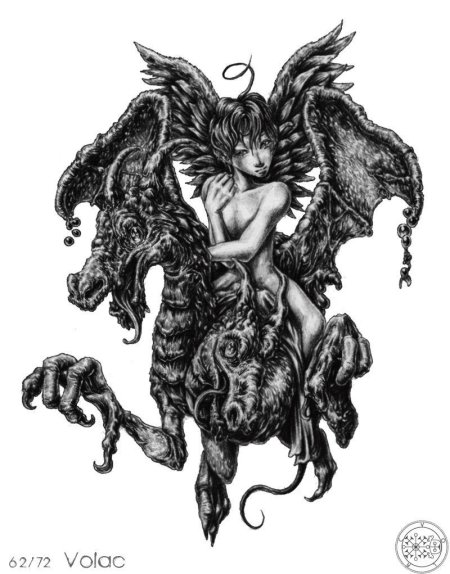 Демон валак демонология арт