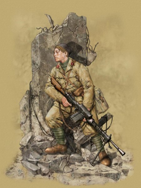 Советские солдаты арт