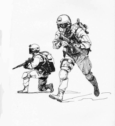 Рисунки спецназ