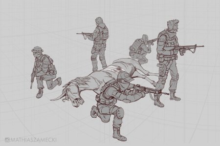 Референсы для рисования с оружием