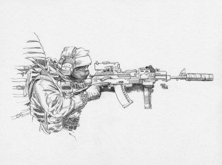Снайпер эскиз