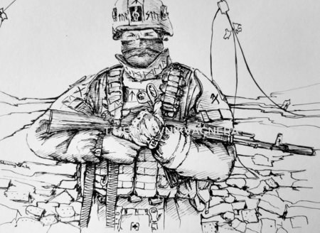 Рисунки солдат